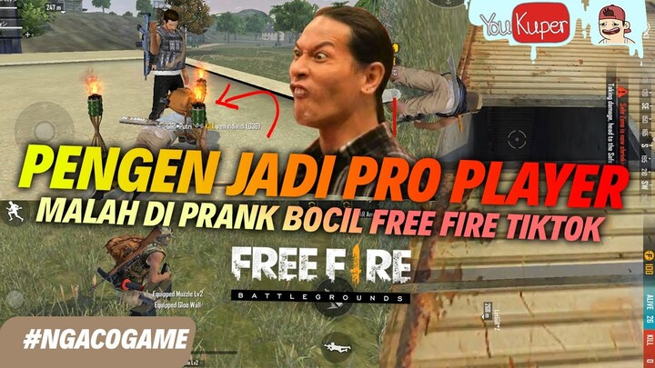 NIAT MAU JADI PRO PLAYER GAMING MALAH DI PRANK BOCIL EPEP TIKTOK | YOUKUPER #NGACOGAME