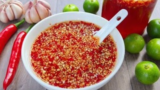 Cách làm Nước Mắm Chua Ngọt sánh ngon ăn cơm tấm, bánh xèo, gỏi cuốn để vài tháng không hư