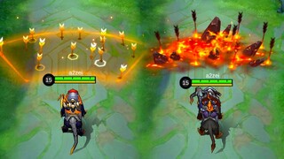 Irithel Revamped Hellfire Epic Skin VS Astral Wanderer Epic Skin MLBB Comparison