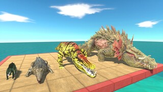 Evolution of Crocodile vs Prehistoric and Modern Mammals - Animal Revolt Battle Simulator