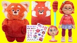 Disney And Pixar TURNING RED Deluxe Meilin Doll, Many Moods Red Panda and More!