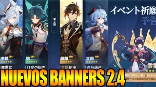 *NUEVOS BANNERS 2.4* ASÍ FUNCIONAN 🔥 SHENHE Y YUN JIN 🔥 Genshin impact