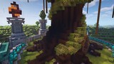 Minecraft xây dựng tòa nhà tiếp sức chính [giai đoạn thứ hai]