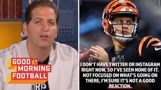 GMFB | Peter Schrager reacts to Joe Burrow deletes social media from phone amid Bengals’ 0-2 start