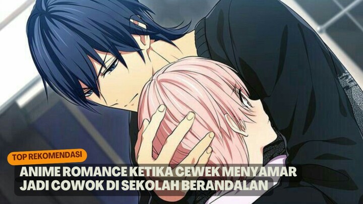 Rekomendasi anime romance ketika cewek menyamar jadi cowok disekolah berandalan