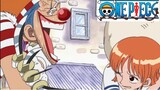 Luffy kicks Buggy in the balls | One Piece East Blue