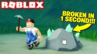 BREAK BLOCKS 10X FASTER! (Pickaxe glitch) Roblox skyblox