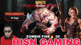 game zombie fire 3D.  zombie brute badan besar terjangkit