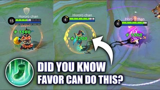 FAVOR ROAM CAN DO THIS TOO! | MOBILE LEGENDS