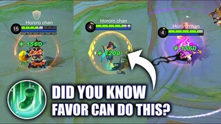 FAVOR ROAM CAN DO THIS TOO! | MOBILE LEGENDS