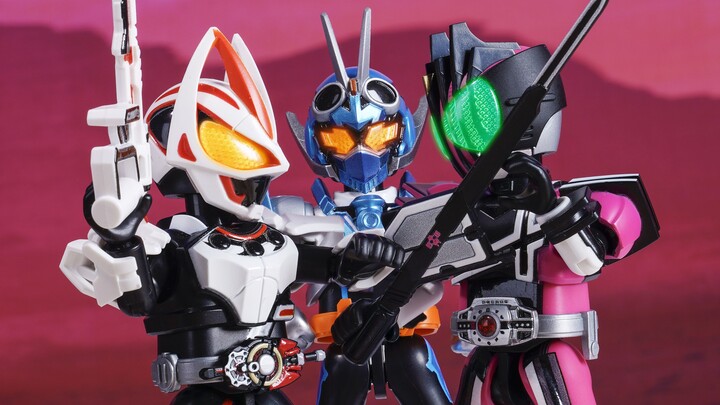 [นิทรรศการสุด] Bluco Kamen Rider Stars เวอร์ชัน 1 ไฮไลท์ช่วงเวลา Brick Man Ji Fox จักรพรรดิขี่ซ่งชาด