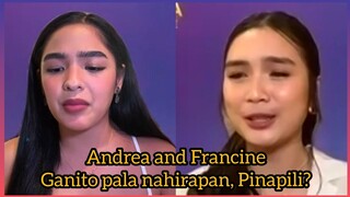 Andrea Brillantes & Francine Diaz pinagkumpara ang role sa Kadenang Ginto at Huwag Kang Mangamba!