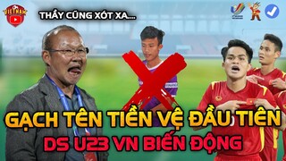 Sát Ngày Lên Phú Thọ, HLV Park Xót Xa Gạch Tên Tiền Vệ Đầu Tiên Trong Danh Sách U23 Việt nam