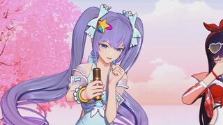 The cute Xiaowan who was secretly practicing because the microphone was turned off and the smiling B