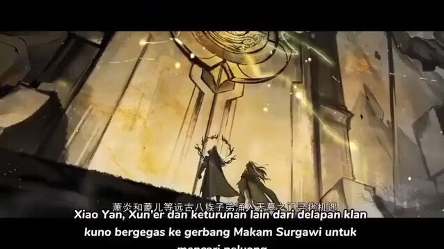 btth episode 152 awal masuk makan kuno bersama cinta sejati Xiao yan