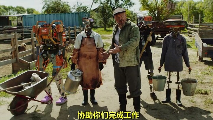 Russian imaginative short film "Cyberpunk Farm"