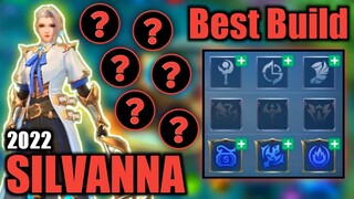 SILVANNA BEST BUILD 2022 | TOP 1 GLOBAL SILVANNA BUILD | SILVANNA - MOBILE LEGENDS | MLBB