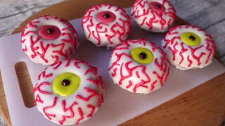 โดนัทลูกตา Eyeball donuts l ครัวป้ามารายห์