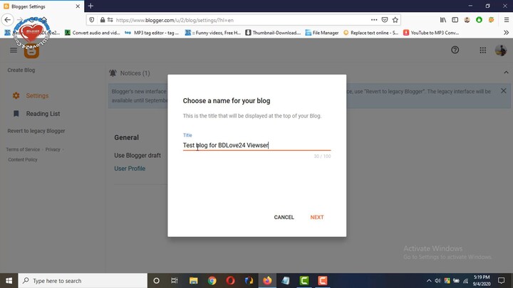 make a free blogspot website and many function review with their work