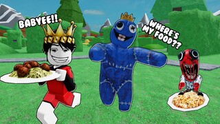 Rainbow Friends.. Pero Kinuha ko Pagkain nila 😂 | Hungry Friends | Roblox Tagalog
