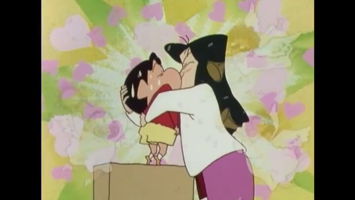 Crayon Shinchan - Bu guru Matsuzaka lah yang sangat gembira dengan kencannya