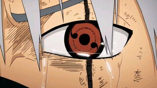 Episode 5, sebelum Obito meninggal, dia merawat anak yatim piatunya dan mengadopsi Sharingan