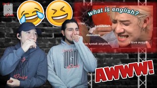 Stray Kids vs the english language | NSD REACTION