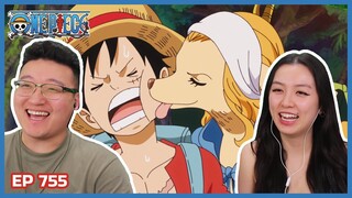 GARCHU! THE STRAW HATS REUNITE! 😁 | One Piece Episode 755 Couples Reaction & Discussion