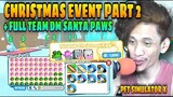 Christmas Event Part 2 + Full 20 Dark Matter Mythical Santa Paws In Pet Simulator X | Roblox Tagalog