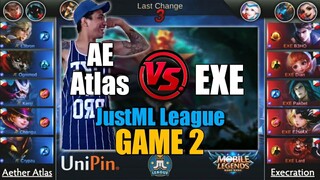 Game2 Aether Atlas VS Execration | JustML League Playoffs