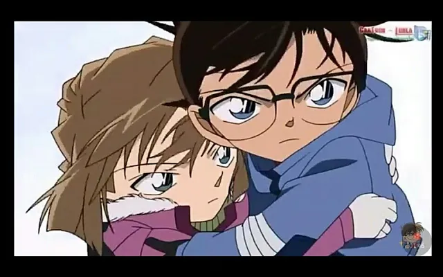 โคนันฉากที่โคนันกอดไฮบาระไอ(ย่อมาจากเดอะมูฟวี่)