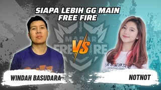 Windah Basudara vs Not Not: Duel Beda Kelas! Bisakah Not Not Menang? | Free Fire Match 40 #short