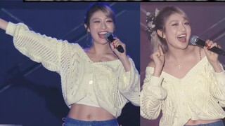 [Chinese and Japanese subtitles] Navel-baring outfit! Abs! Live version of the character song "Happy