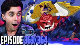 "SO MUCH IS GOING ON HOLY" One Piece Ep. 363,364 Live Reaction!