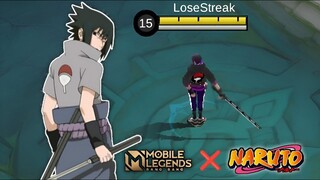 Uchiha Sasuke | Naruto X Mobile legends