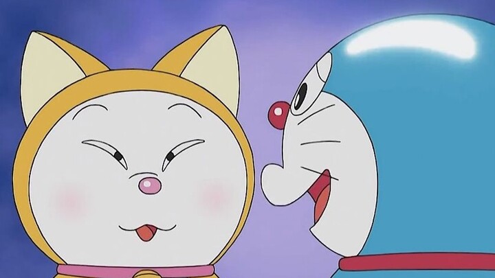 When her younger sister Doraemon was born, she would rather have no ears than cheer up her older bro