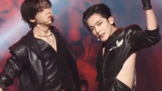 文彬 × 尹产贺 × 柳太阳 × 金曜汉《MONSTA X - Love Killa》221231 歌谣大祭典 高清舞台