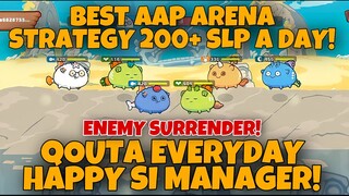 TATAAS MMR MO SA STRAT NA TO! | AAP AXIE ARENA STRATEGY GAMEPLAY