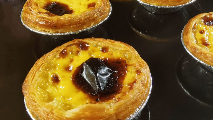 Food making- Portuguese Egg Tart- Silky and fragrant