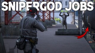 SNIPERGOD JOBS, AKSI EPIC MEMBUNUH BOS BESAR CARTEL BERUJUNG DIKEJAR POLISI - GTA 5 ROLEPLAY