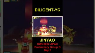 SWC2022 APAC Preliminary Group D Day 2 DILIGENT YC VS JIN YAO