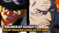 ISI PESAN NEFERTARI D COBRA KE SABO YANG MENGGEMPARKAN DUNIA ONE PIECE - ONE PIECE TERBARU