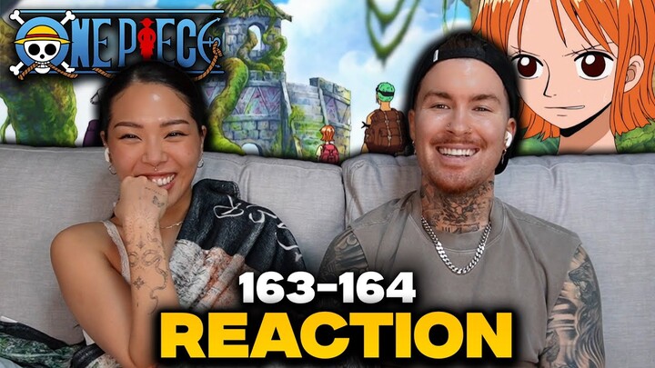 NAMI HAS A SECRET | First Time Watching One Piece Episode 163-164 Reaction