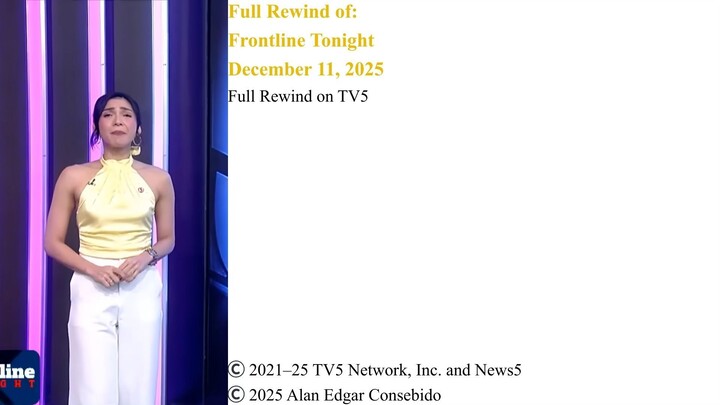 Full Episode on TV5 | Frontline Express – December 11, 2025