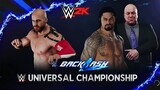 Cesaro vs Roman Reigns WWE Backlash 2021! WWE2K Gameplay -  NINTENDO SWITCH