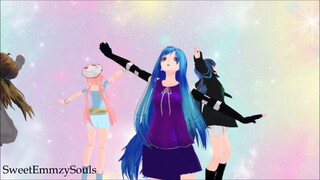 MMD ~ Funneh, Rainbow, Lunar, Gold ~ Just like Fire X Light em up