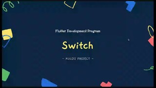 FLUTTER 25 Switch (Tutorial Flutter Bahasa Indonesia)