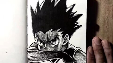 Gon hand artvery cool🔥🙀😎