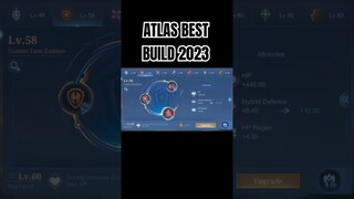 ATLAS BEST BUILD 2023 #shorts #mlbb