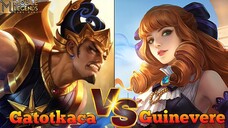 Gatotkaca VS Guinevere Exp Lane !! Auto Jual Beli Kill🔥